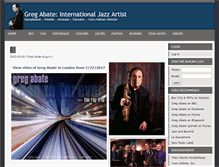 Tablet Screenshot of gregabate.com
